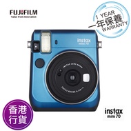 FUJIFILM - 香港行貨保用一年 Instax Mini70 珍珠藍 即影即有相機