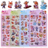 3D Puffy Stickers Set (4 Sheets) | Cute Raised Stickers | Kawaii Decorative Stickers for Planner, Di