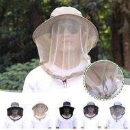 Summer Men's Large Brimmed Sunscreen Hat With Mesh Mask Lightweight Breathable Comfortable H2u4