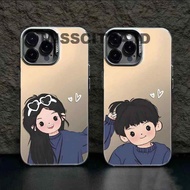 YX143 CASING SOFTCASE COUPLE LOVE AESTHETIC COMPATIBLE FOR INFINIX SMART 5 6 6+ 7 8 9 10 HOT 9 12 12