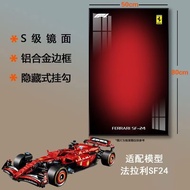 Wall-Mounted Ferrari F1 Car Background Board for Lego 42207 Model Living Room Decorative Photo Frame