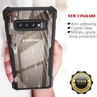 For Samsung Galaxy S10 5G 6.7 inch SM-G977B Slim Transparent Acrylic Back Case with Reinforced Corne