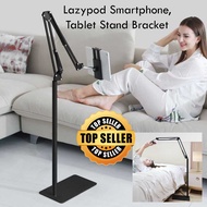 Lazypod Smartphone Tablet Stand Bracket 360 Degree Holder Hp Berdiri 135 CM Fleksibel Penjepit Jepit
