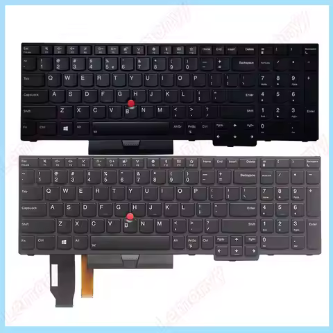 NEW US/French laptop Keyboard for Lenovo ThinkPad E580 E585 E590 E595 T590 P53S L580 L590 P52 P72 P5