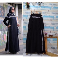 KATUN HEYLIN Dress | Jumbo Plain Gamis Mix Matt Plate Combed Cotton 20'S LD 114 | Plain Gamis Mix Ma