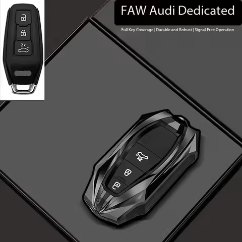 Car Key Case Fob for Audi A5 A5L 2025 Q5 Q6 Q6L A6 2025+ A6L A3 Keychain Remote Decoration Cover Bag