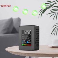 [tishita] Air Quality Meter, High Precision Professional Temperature with Audible Alarm,