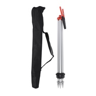 Surveying Prism Pole Tripod 75‑120cm Height Retractable Aluminum Alloy Centering Rod Clamp Total Sta