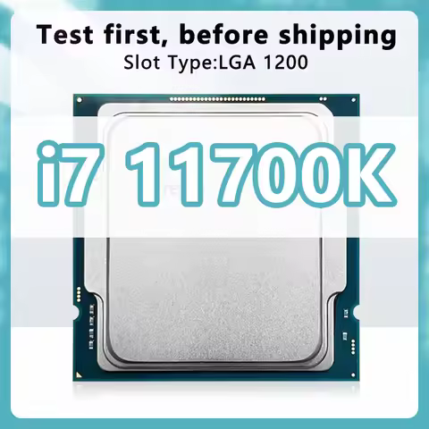 Core i7-11700K CPU 14nm 8 Cores 16 Threads 3.6GHz 16MB 125W 11th Generation Processor LGA1200 for Z4