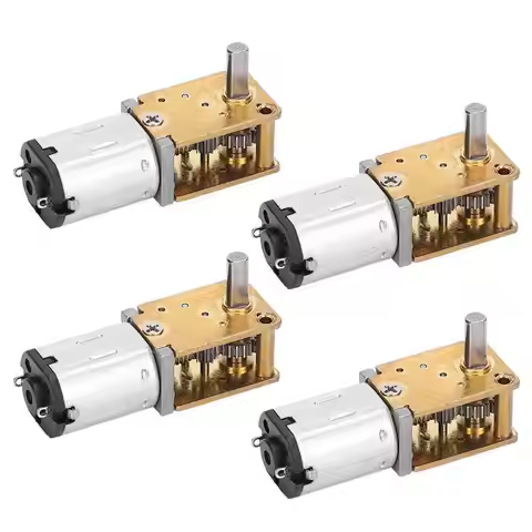 3V 6V Mini Gear Motor Micro 16/30/35/70 RPM Worm Gear Reducer Brush Motors Electronic Devices 1218GE