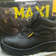 Krisbow Sepatu Safety Maxi 6" Harga Promo - Hitam 38 - Hitam - 39