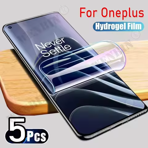 5 Pcs Hydrogel Film For OnePlus 13 12 12R 11 10 9 8 Pro Nord CE 4 3 2 Lite N300 N200 N30 N20 CE 3 2 