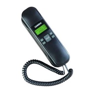 Uniden - 日本品牌 纖巧型來電顯示桌面/掛牆室內有線電話 AS7103 黑色