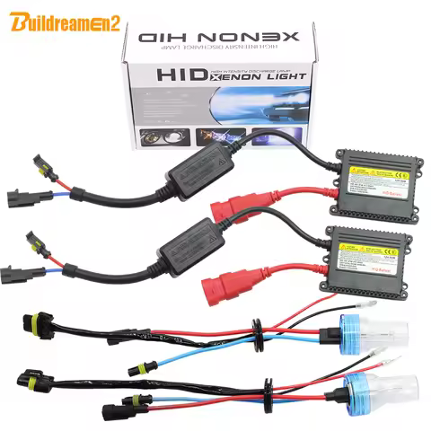 Buildreamen2 35W 55W Conversion AC HID Xenon Kit Bulb Ballast Car Light Headlight H1 H3 H7 H8 H9 H11