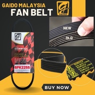 PREMIUM FAN BELT FOR REXTON 2.7CC MADE IN MALAYSIA 6PK2255 GAIDO MALAYSIA