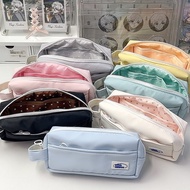 STILLWAWOO Polka Dot Pencil Case Multifunctional Storage Student Stationery Bag