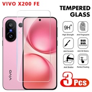 Tempered Glass Screen Protector For VIVO X200 FE 4G 5G 2025 Full Cover Transparent Glass film For VI