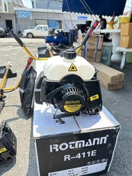 เครื่องตัดหญ้า ROTMANN R-411 BLACKเครื่องยนต์ 2 จังหวะ40.2 ซีซีคาร์บูเรเตอร์ (รุ่นงานหนัก รับประกัน 