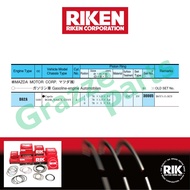 RIK Riken Piston Ring Set 30865 for Mazda Astina 1.6 B6 B62A (78.0mm)