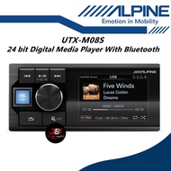 Alpine HI-RES DUAL USB Car Digital Media Receiver With Bluetooth And DSP Audio Player UTX-M08S