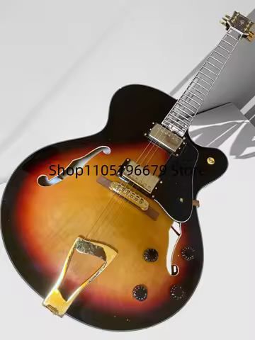 (25-35 days Delivered） New Arrival G Custom L-5 Jazz Guitar CES Archtop Semi Hollow Electric Guitar 