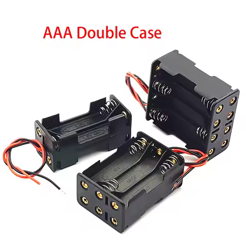 AAA Battery Holder AAA Battery Case AAA Battery Box 4AAA 6AAA 8AAA Battery Box Series Connection 6V/