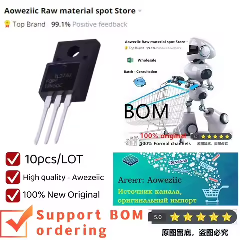 Aoweziic 2019+ 100% new imported original FQPF13N50C 13N50 TO-220F MOS FET 500V 13A
