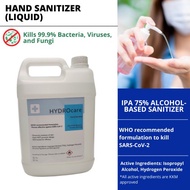 Hydrocare Hand Sanitizer - Isopropyl Alcohol (IPA) 75% - 5L