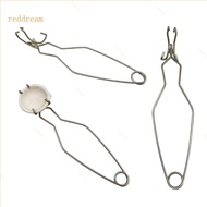 REDD Ceramic-Crucible Small Whip Tong Melting Casting Gold Silver Copper Crucible Tongs Metal Refini