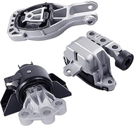 Engine Motor Mounts Set - Compatible with 12-19 Sonic L4 1.4L Manual, 12-16 Sonic L4 1.6L Manual, 12
