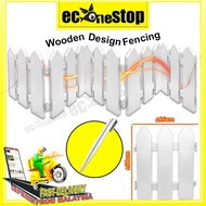 EC Plastic Wooden Design Fencing Garden Decoration / Pagar Plastik Laman (130cm(L)x1.2cm(W)x30cm(H))