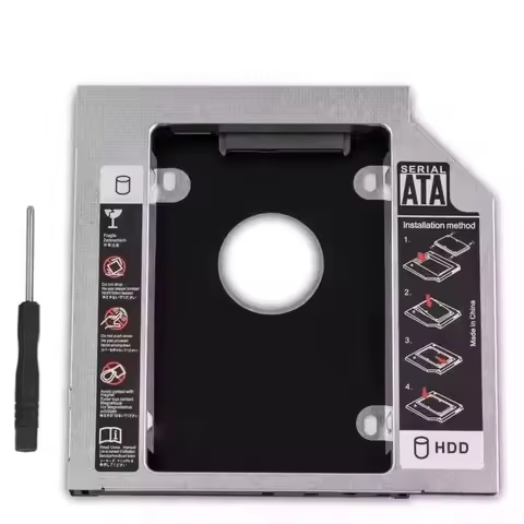 2nd 2.5 HD SSD Hard Drive Optical bay Caddy Frame for Asus X551C X56V M50V N50V G50V N55S SF F551C F