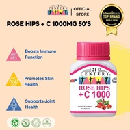 21st Century Vitamin C 1000mg With Rose Hips 50 Vegetarian Tablets