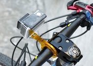 Aluminum Bike Handlebar Motorcycle Bar Mount Adapter for GoPro Hero 1 2 3 3+ 4 Action Cam Accessorie