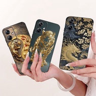 For Motorola Moto G54 Case Moto G64 Cover XT2343-1 XT2343-2 Luxury Painted Soft Silicone Black Cases