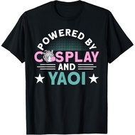 2025 Tops Casual Streetwear Powered By Cosplay And Yaoi Yaoi Femboy Gift Unisex T-Shirt