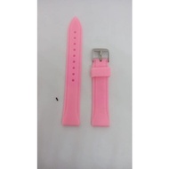 18mm Pink Watch Rubber Strap Watch Strap Tali Jam Tangan 18mm Watch Strap