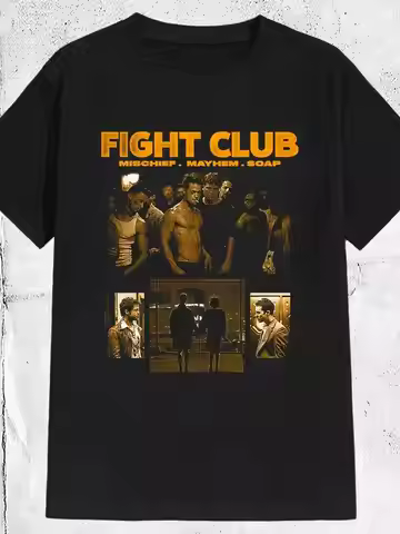 90S Fight Club Movie t Shirt