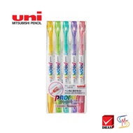 Uni Highlighter Pen Propacs PUS-102T Pack Of 5 Colors