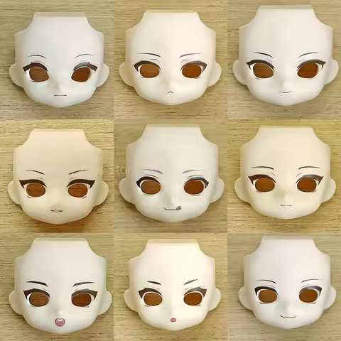 OB11 Open Eyes Face Makeup GSC No Mouth Open Eyes Water Patch Face Replacement Clay Man No Attribute