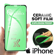 iPhone 14 14 Plus 14 PRO 14 PRO MAX iPhone 13 13 PRO MAX 12 12 PRO 12 MINI 12 PRO MAX 11 11 PRO 11 PRO MAX X XS XR XS MAX HD Clear Ceramic Screen Protector