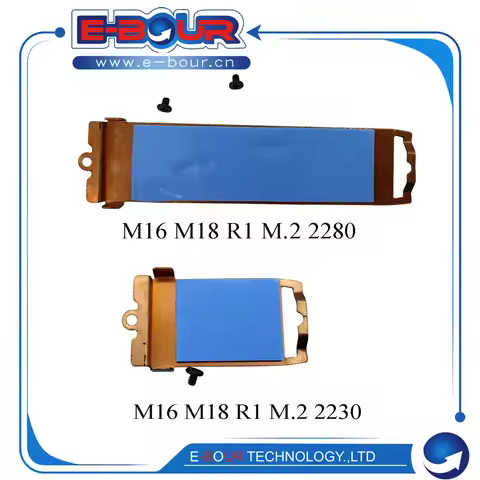 0X1JNV 0K3RRF SSD Heatsink Cover Caddy for Alienware M16 M18 R1 M.2 2280 & 2230 copper Hard Drive He