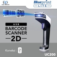 Blueprint UC200 Barcode Scanner QR Code Scanner Infrared CCD 2D USB