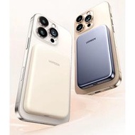 行動電源綠聯10000ma 磁吸無線充電寶Magsafe快充專用小巧便攜移動電源 適用于iPhone蘋果