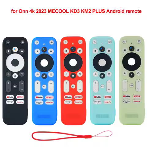 Remote Case For MECOOL KD3 Android stick Onn 4k 2023, Silicone Non-slip Shockprof Cover for MECOOL K