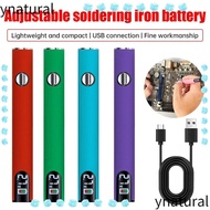 YNATURAL Mini Soldering Iron Kit, 510 Thread Battery Welding Repair Tool Electric Soldering Iron, Ad