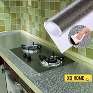 5M Kitchen Oil-proof Wallpaper Aluminum Foil Waterproof Stickers Kitchen Stove Cabinet Self DIY Adhe