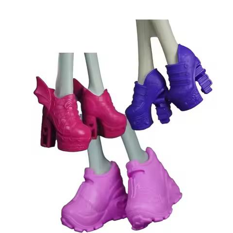 LX1140 Beautiful classic shoes flat foot high heels sandals fun to choose for your Monster H dolls a