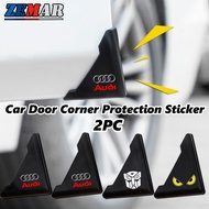 2/4Pcs Audi Car Door Corner Protector Sticker Rubber Car Door Corner Anti-collision Sticker Anti Col