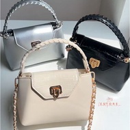 Woven handbag diamond pattern Kelly bag CK-50782379